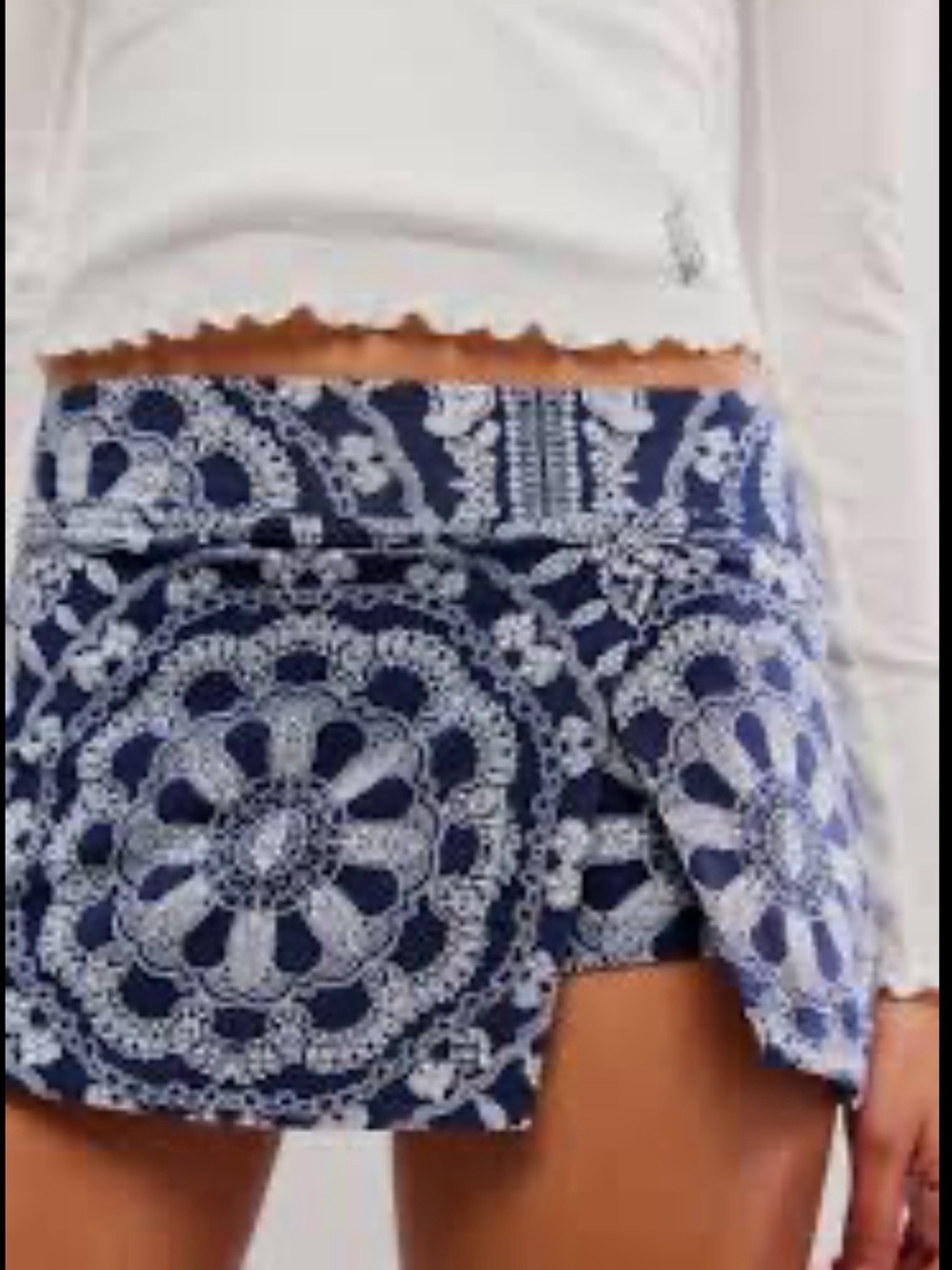 FP movement hot shot Navy Bandana-Print Women’s Skort